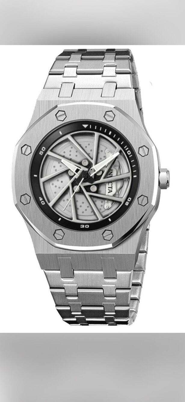 New Invicta Speedway Rim Men's Watch 42mm Steel Case And Band 69486